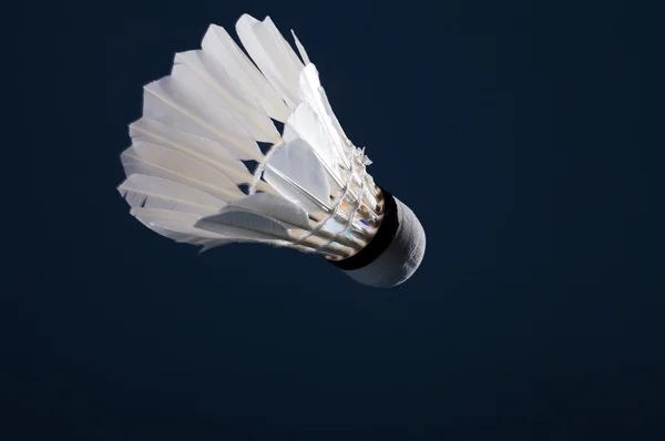 Branco Shuttlecock para badminton — Fotografia de Stock