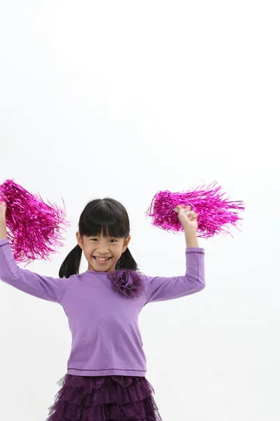Chinese girl cheerleader — Stock Photo, Image