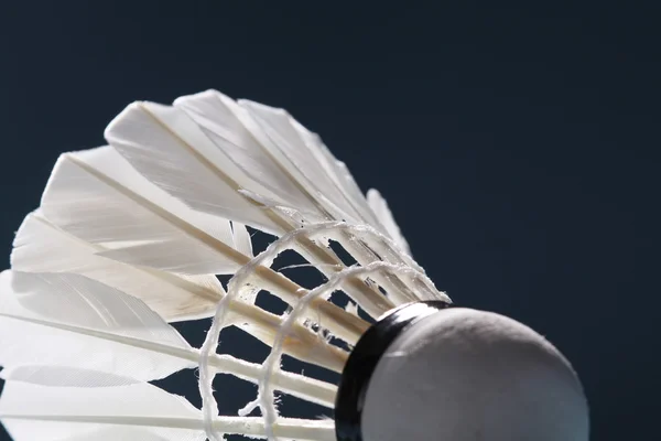 White shuttlecock  for badminton — Stock Photo, Image