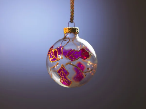 Natal bola dengan ornamen — Stok Foto