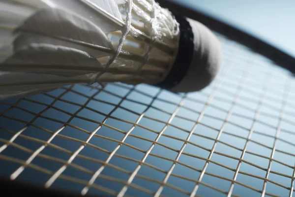 Raqueta de bádminton y lanzadera —  Fotos de Stock