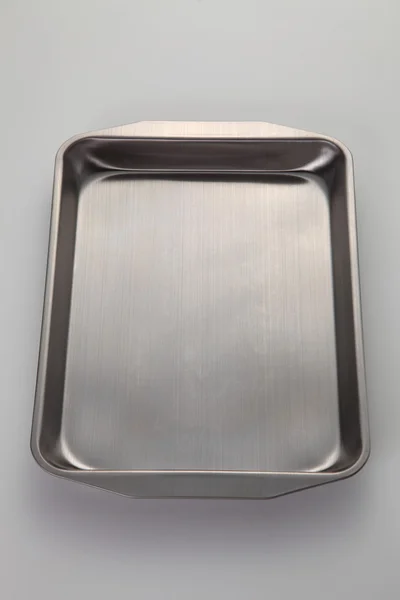 Aluminium baking tray — Stock Photo, Image