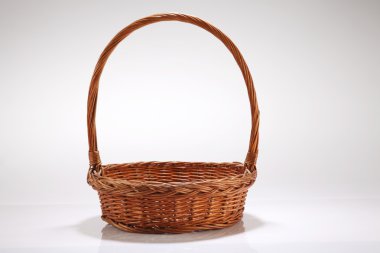 el yapımı sepet izole