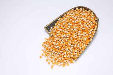 Bambu sepetinde mısır.