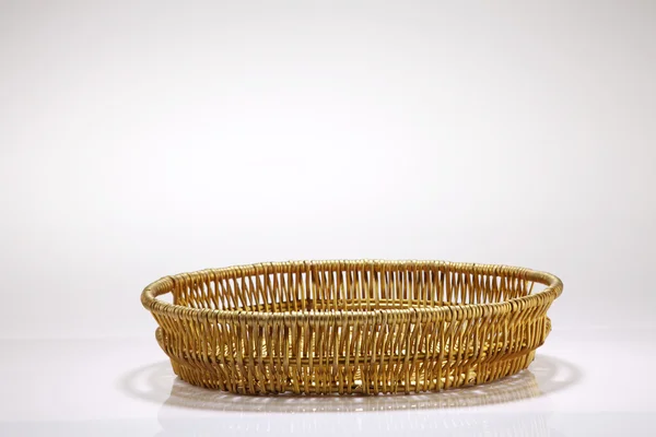 Handmade basket isolated — Stock Photo, Image