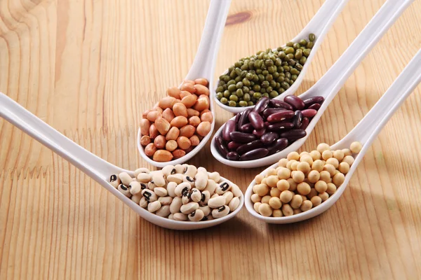 Variety of beans group — Stock Photo, Image