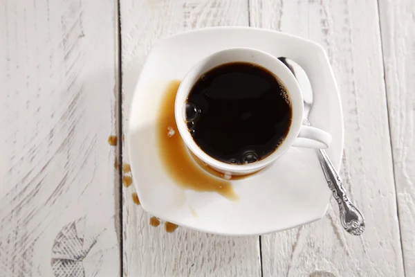 View of the black coffee — Stock Photo, Image