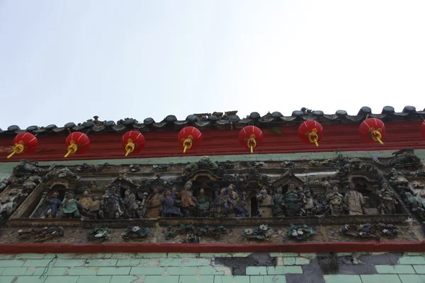 Gamla templet fresco — Stockfoto