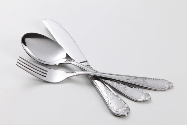 Cutlery set isolated — Stock Photo, Image