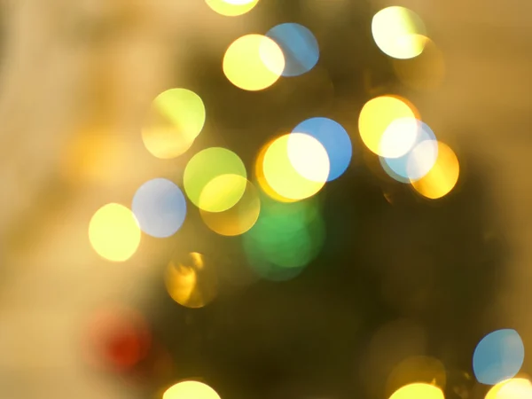 Абстрактные рождественские огни — стоковое фото