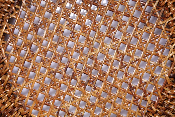 Close-up van de bamboe geweven — Stockfoto
