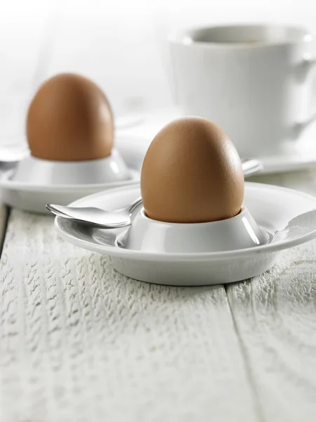 Δύο σκληρά βράζει αυγά — Φωτογραφία Αρχείου
