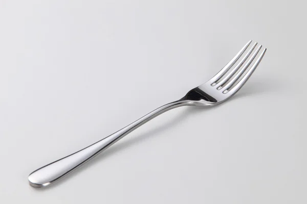 Zilveren vork close-up — Stockfoto