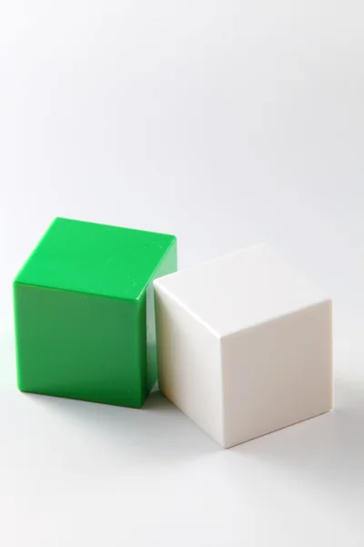 Vierkante bouwstenen — Stockfoto