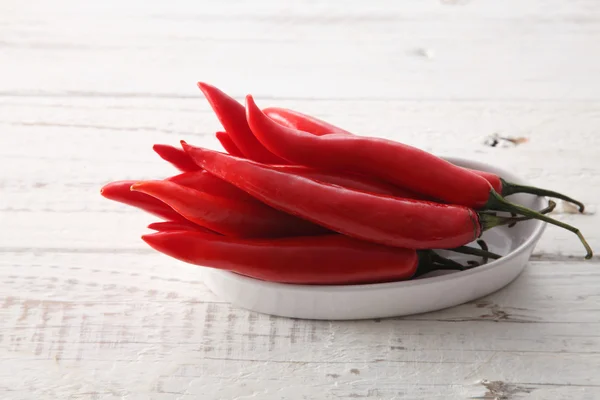 Červená chilli paprika — Stock fotografie