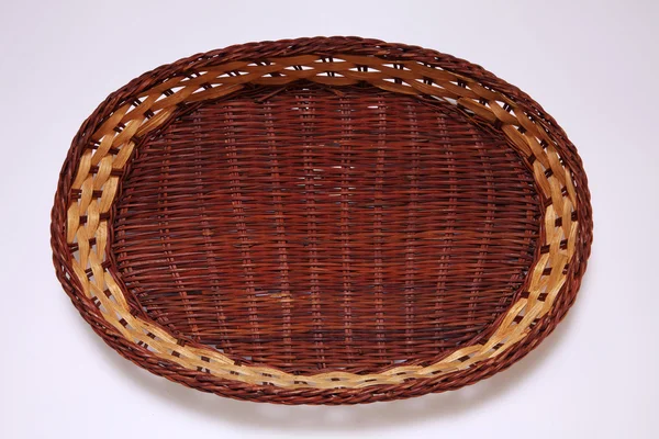 Oval shape basket — Stock Photo, Image