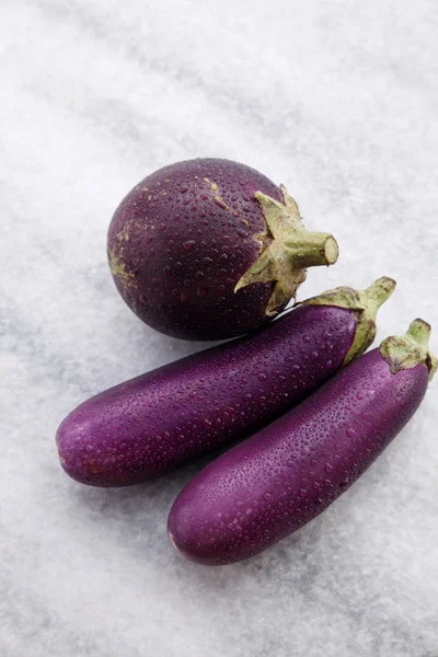 Close up of the egg plants — Stock Photo, Image