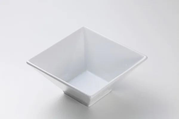方形的小碗视图 — 图库照片