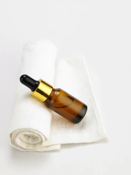 Bottle of the massage oil — Stock Photo, Image