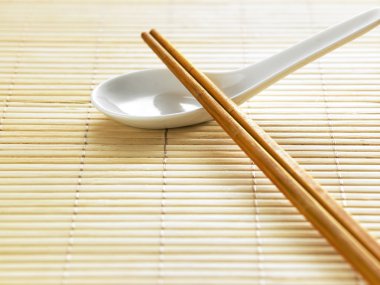 Kaşık dinlenme chopsticks