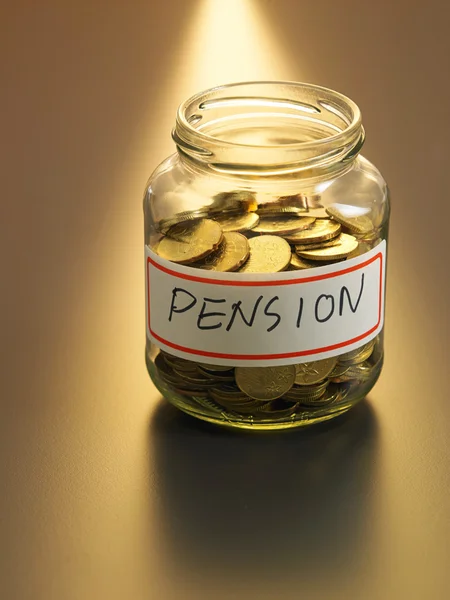 Pension fonden pengar — Stockfoto