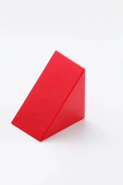 De shape Driehoek van de bouwsteen — Stockfoto