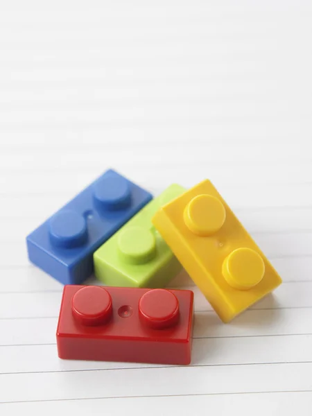 Bunte Lego-Details — Stockfoto