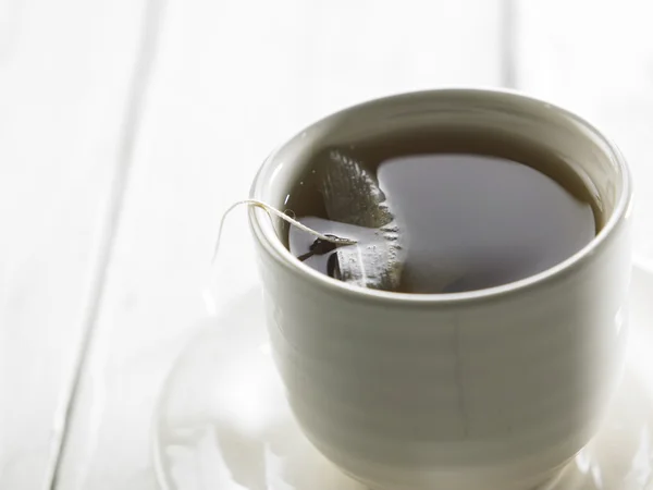 Гарячі зелений чай — стокове фото