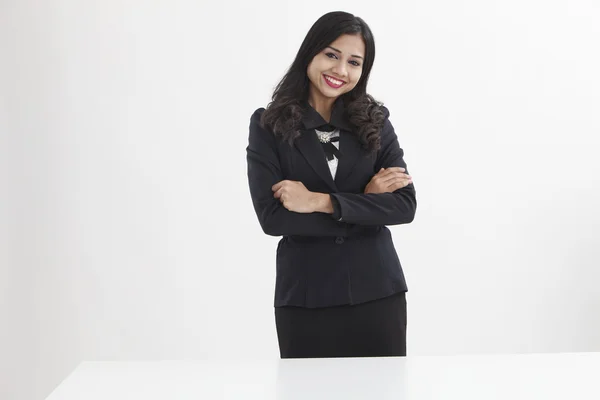 Confident Indian business woman — Stock Photo, Image