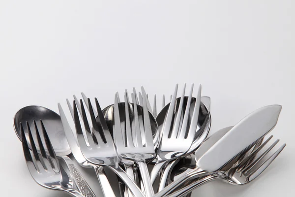 Cutlery set isolated — Stock Photo, Image