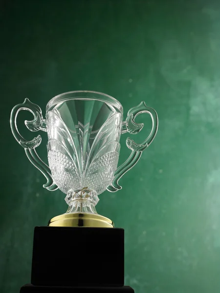 Crystal trophy for the winner — Stock Photo, Image