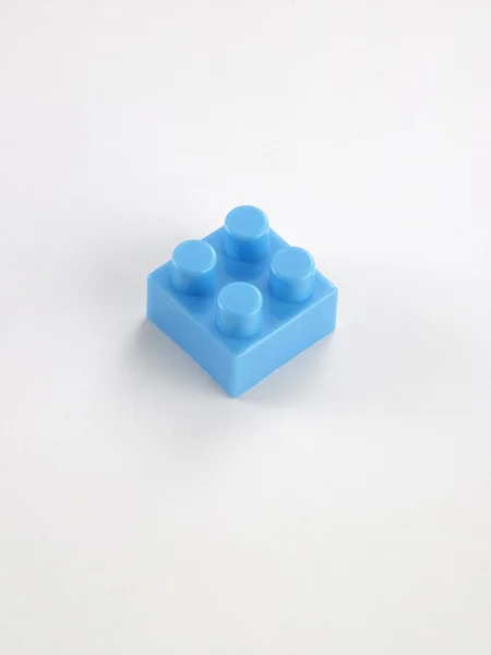 Ladrillo de Lego aislado en blanco —  Fotos de Stock