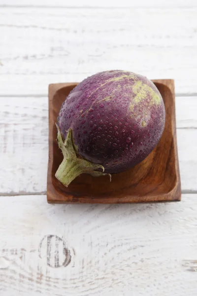 Egg plant on the table — Stock Photo, Image