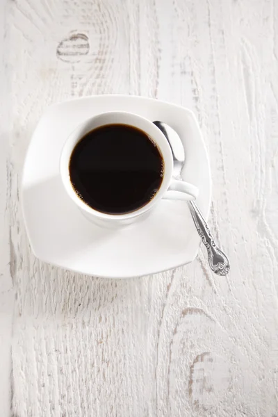 Visa svart kaffe — Stockfoto