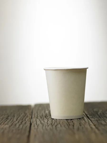 One paper cup — Stock Photo, Image