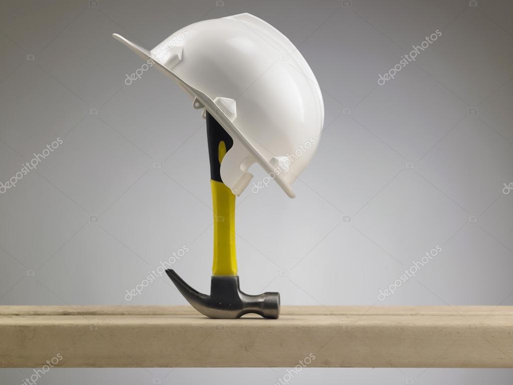 Hammer and helmet tools Stock Photo by ©eskaylim 68921525