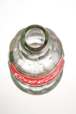 empty bottle of coca cola
