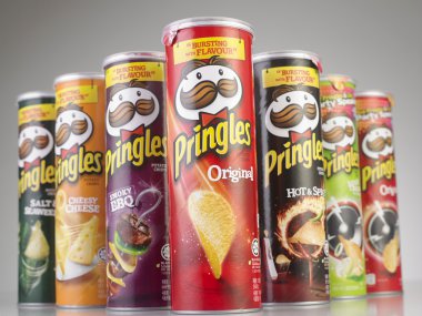Pringles chips packages