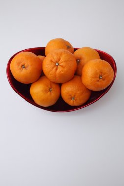 Mandarin portakal bir kase