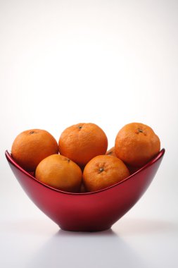 Mandarin portakal bir kase