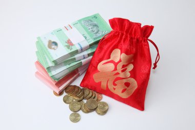 para ile şanslı çanta