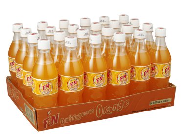F ve N portakallı soda içecek