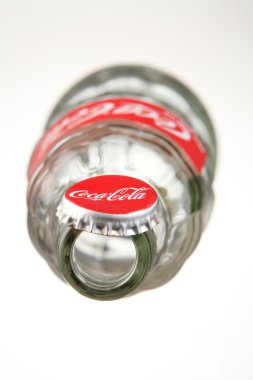 empty bottle of coca cola