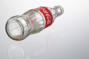 empty bottle of coca cola