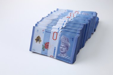 Malaysia ringgit on white clipart