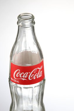 empty bottle of coca cola