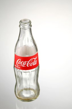 empty bottle of coca cola