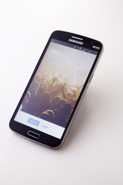 Mobile phone with application