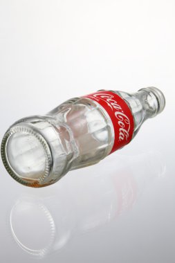 empty bottle of coca cola