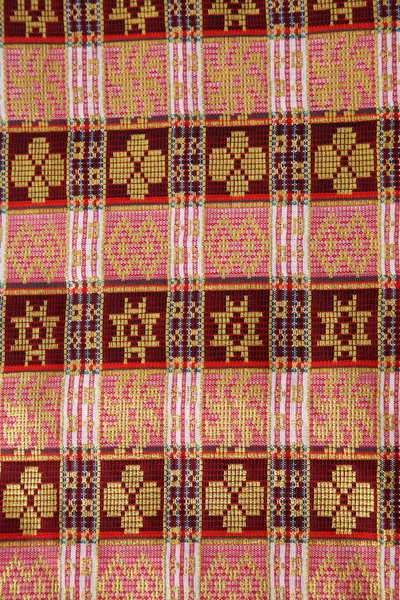 Malasia Songket tela — Foto de Stock